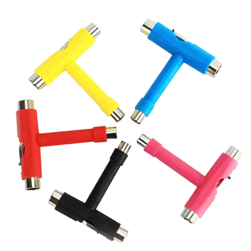 

Skateboard Longboard T Shape Wrench All in One Portable Spanner Debugging Tool