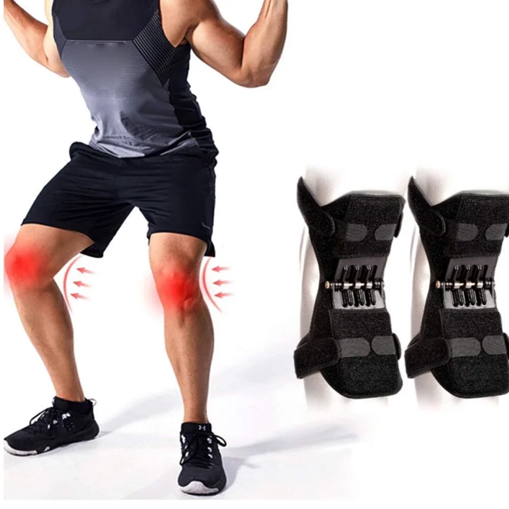 Low Cost Support-Knee-Pads Booster-Power Cold-Leg-Protection Spring-Force Powerful Soreness Rebound 9gLgx3dag