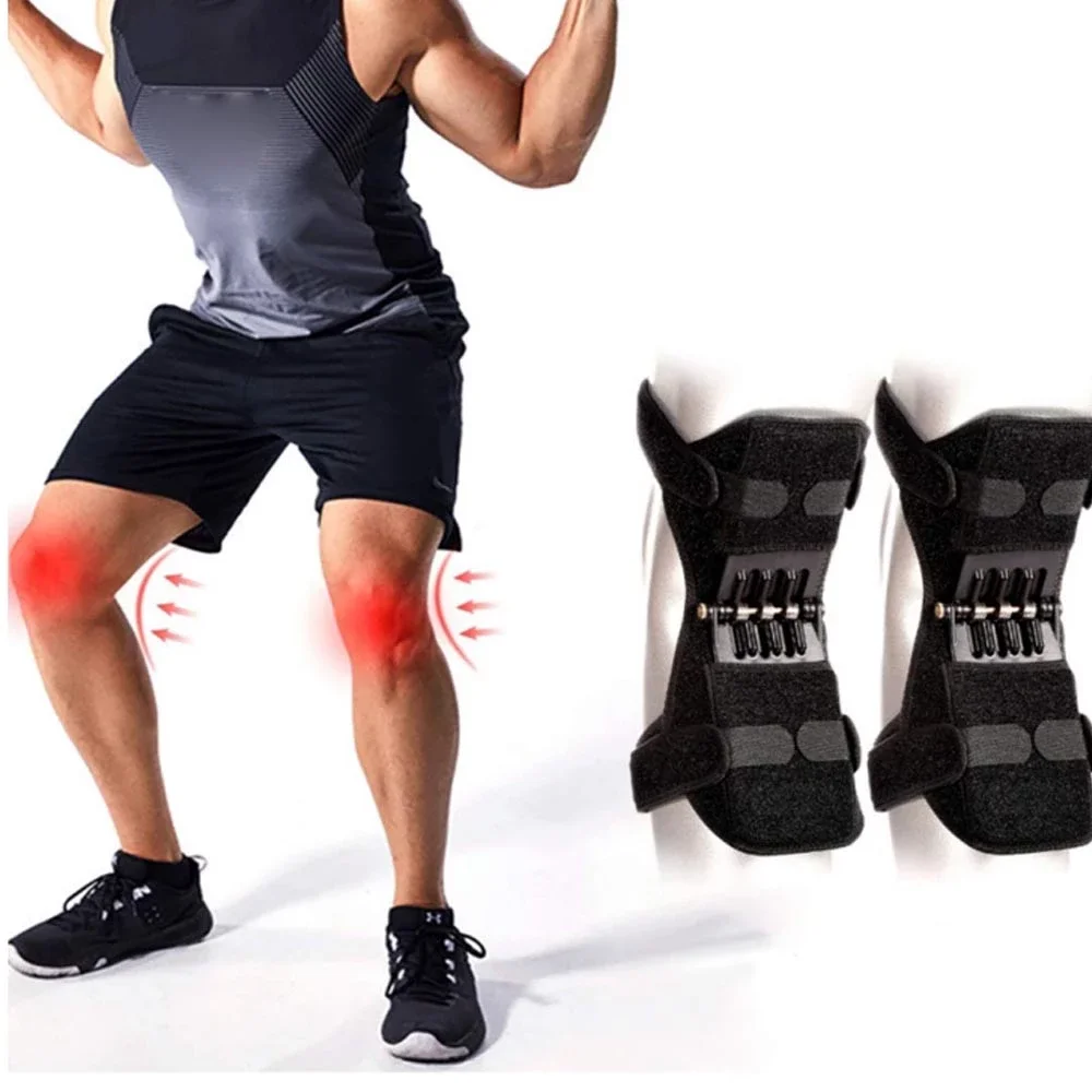 Knee Protection Booster Power Support Knee Pads Powerful Rebound Spring