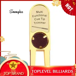 Многофункциональный u-образный бильярдный кий наконечник триммеры ремонтный бильярдный полировщик никелевая форма r бильярдные аксессуары - изображение