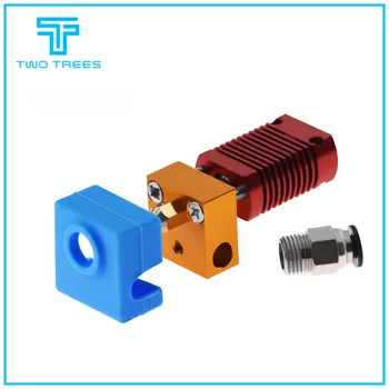 

MK8 Assembled Extruder Hot End kit for Ender 3 CR10 printer 1.75mm 0.4mm Nozzle aluminum heating block 3d printer accessories