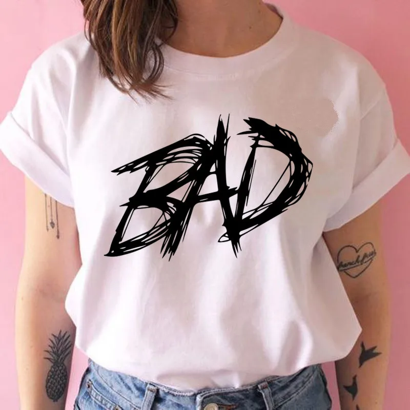 

Xxxtentacion T Shirt Women Rap Hip Hop Fashion Rip Tshirt Female Clothes Tops Tee Casual Harajuku Cartoon T-shirt Ullzang 90s
