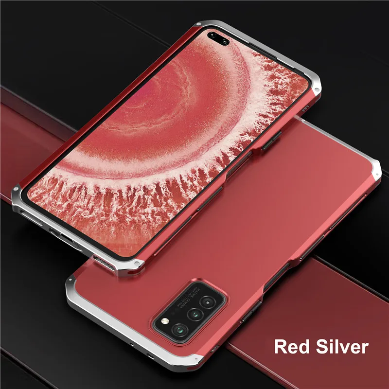 Чехол для Honor V30, чехол для huawei Honor V30 Pro, ударопрочный металлический+ поликарбонатный защитный чехол V30, Жесткий Чехол для huawei V30 Pro, Fundas Carcasa