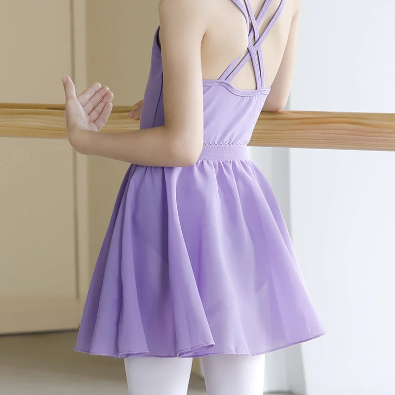 Ballet Skirts Girls Kids Ballet Skirt Sheer Chiffon Ballet Tutu Pink Kids Gymnastics Leotard Skirts Dance Skirt
