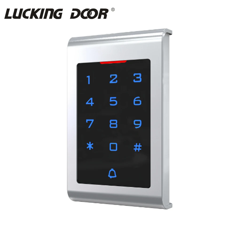 

Plastic case Touch Keypad Standalone T10 125KHZ RFID Access Controller WG26 Input output 13.56MHZ card Access Control System