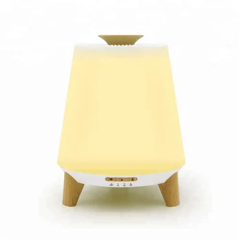 

GRTCO LED Night Lights Aromatherapy Air Humidifier Essential Oil Aroma Diffuser with Speaker Work with Alexa App or Bluetooth