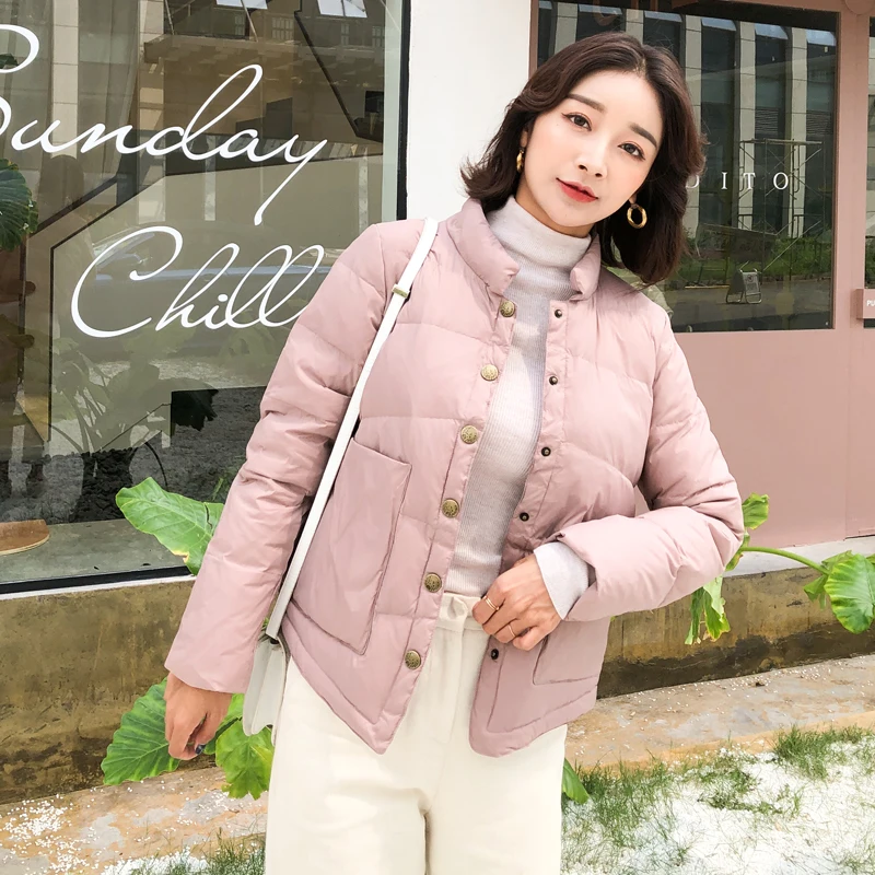 Женский ультралегкий пуховик Женское зимнее пальто куртка верхняя одежда с