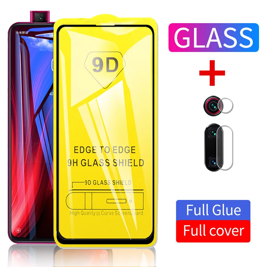 

2-in-1 9D Tempered Glass For Xiaomi Mi 9t K20 Pro Camera Screen Protector Redmi K20 Glass For Xiaomi Mi 9t Pro Protective Film