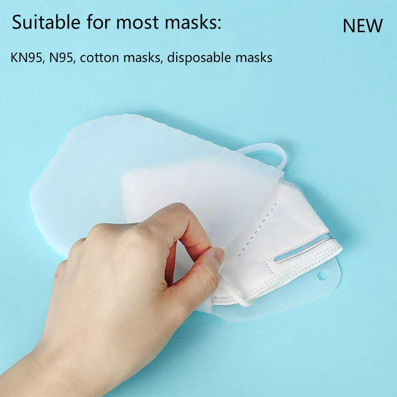 Good Value Mask Bag Case Storage-Box Face-Mask-Holder Silicone Reusable Dustproof Students 1005001480029066