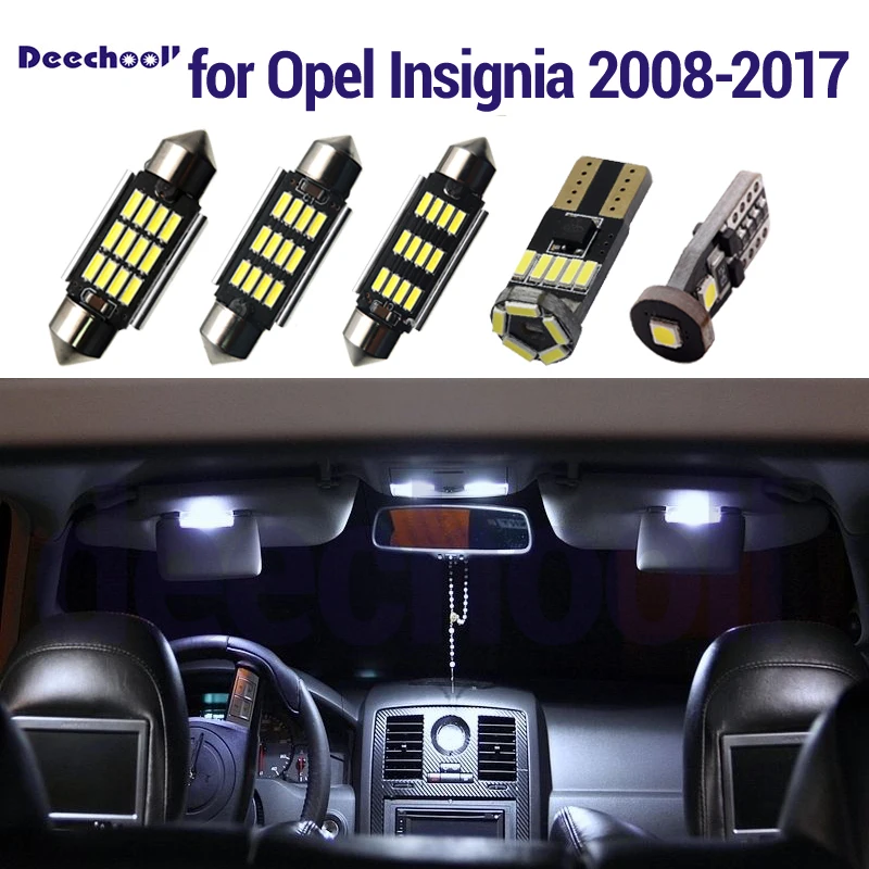 Светодиодная интерьерная с купольной картой Canbus 13 x светильник для Opel Insignia седан