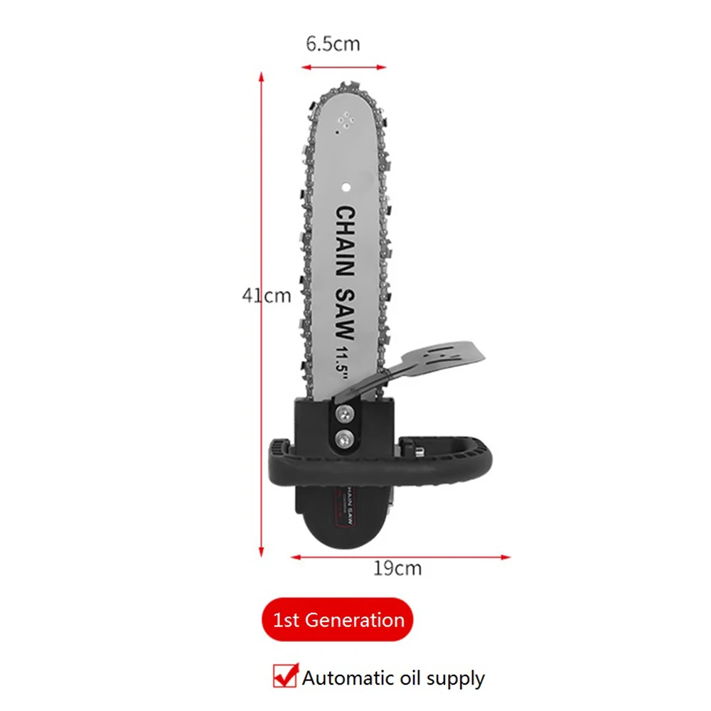 Обновленные детали электрической пилы 11,5 дюйма кронштейн бензопилы измененный угол шлифовальный станок в цепную пила для работы по дереву инструмент - Цвет: 1st generation