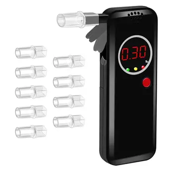 

EEK-Brand 100Pcs Adeeing Alcohol Tester Personal Use Alcohol Accurate Measurement Fast Respond Breathalyzer with Digital LCD