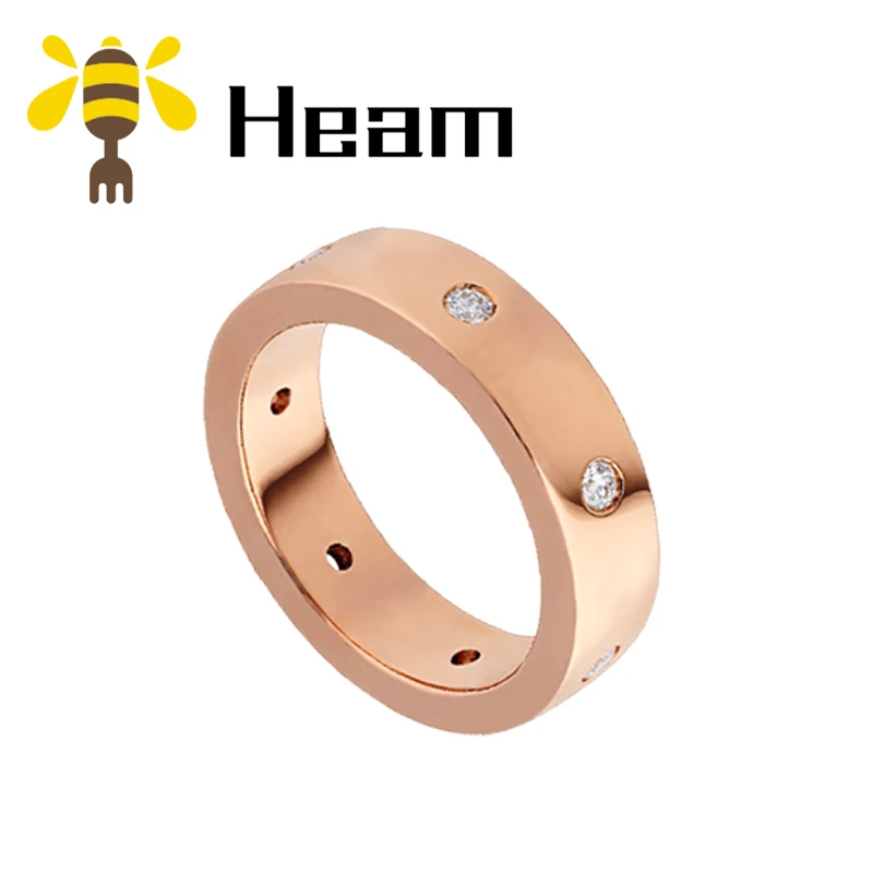 Heam,, высокое качество, серебро 925 пробы, болгарийская пара, кольцо для женщин, розовое золото, модное, классическое, роскошное, свадебное ювелирное изделие - Цвет основного камня: style 6
