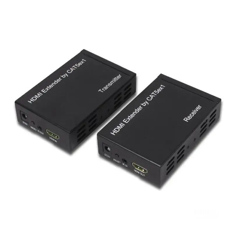 100 м HDMI удлинитель Ретранслятор передатчик приемник RJ45 сеть по одному IP удлинитель Cat5e Cat6 с широким ИК по TCP/IP IR Pass