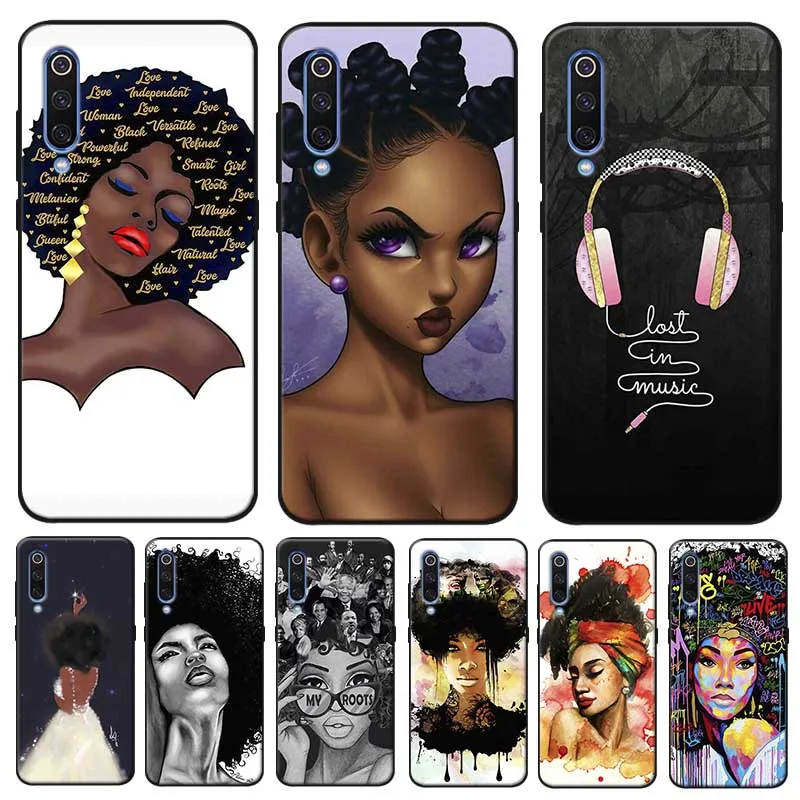 Afro Girls Women art Cover for samsung galaxy note 8 9 10 pro plus Soft Silicone Phone Case |