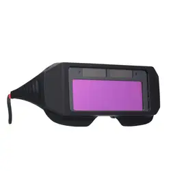 Солнечные авто затемнение Сварочная стеклянная фотоэлектрическая Сварочная маска шлем практичные глаза очки на рабочем месте защита