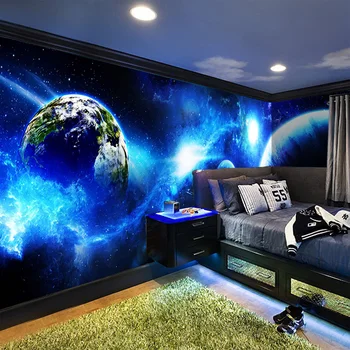 

[Self-Adhesive] 3D Cosmic Planet 271107 Wall Paper mural Wall Print Decal Wall Murals