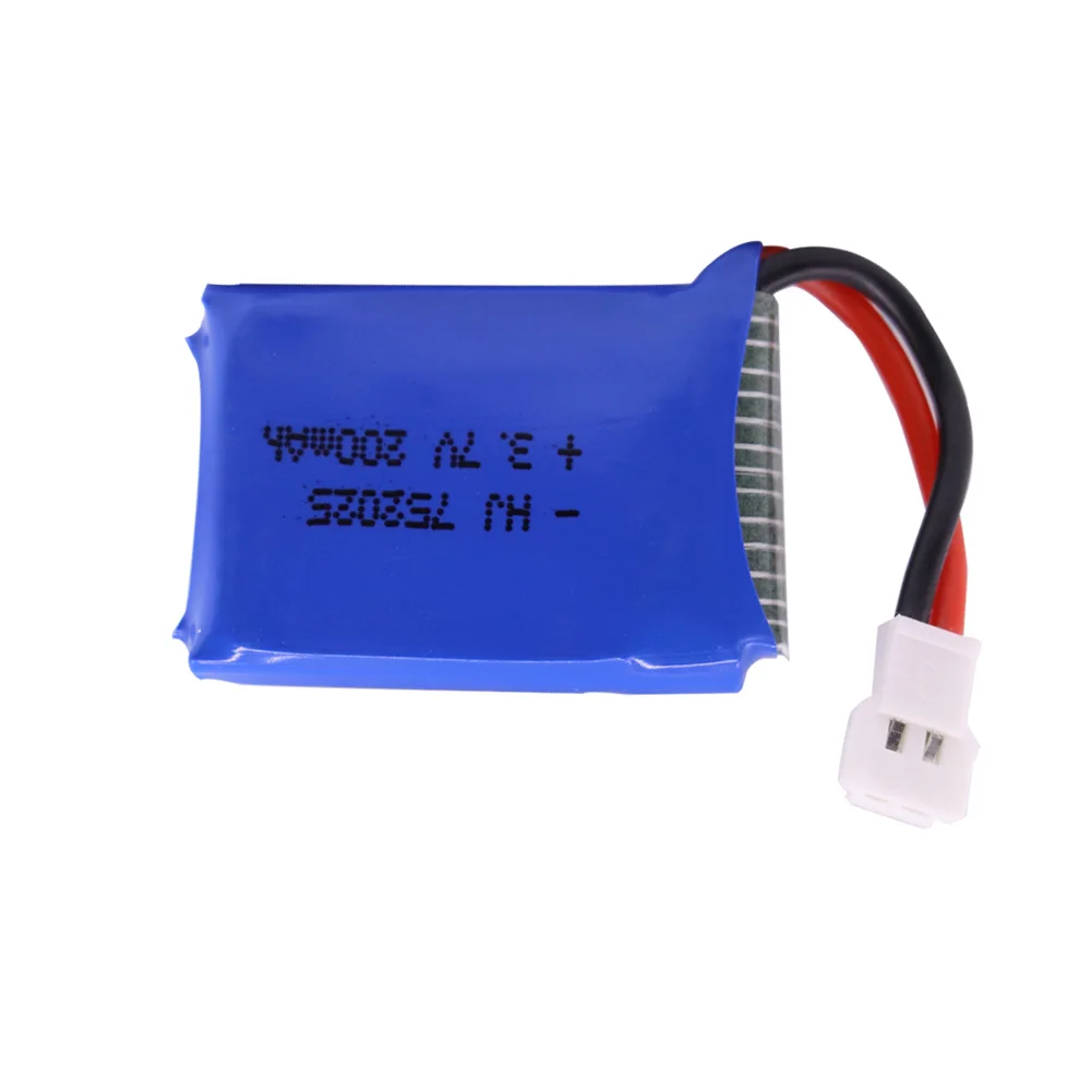 Литий полимерный аккумулятор 3 7 в для Syma X4 X11 X13 RC Quadcopter Drone Parts V 200mah 752025 литий 1 10