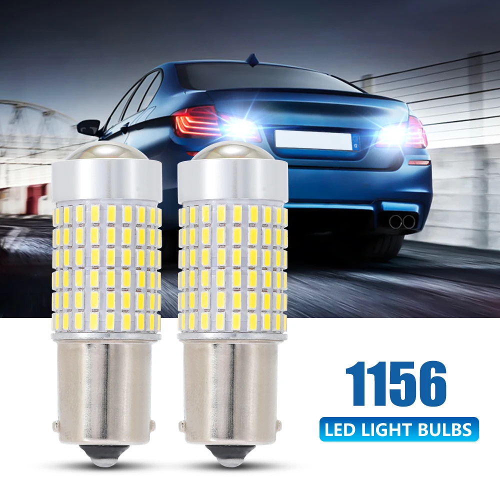 NOVSIGHT 6500K габаритными задними фонарями 1200LM Canbus Error Free 12V 10W с проектором светодиодный свет 144 SMD высокой Яркость 3014 чипов на лампу