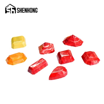 

SHENHONG Polycarbonate Chocolate Mold 24 Cavity Stone Diamond Confectionery Dessert Baking Tray Hard Candy Pan Decorating Mould