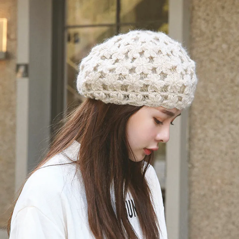 帽子 CROCHET KNIT BERET How To Crochet Beret Hat - Ribbed Beret Hat - YouTube