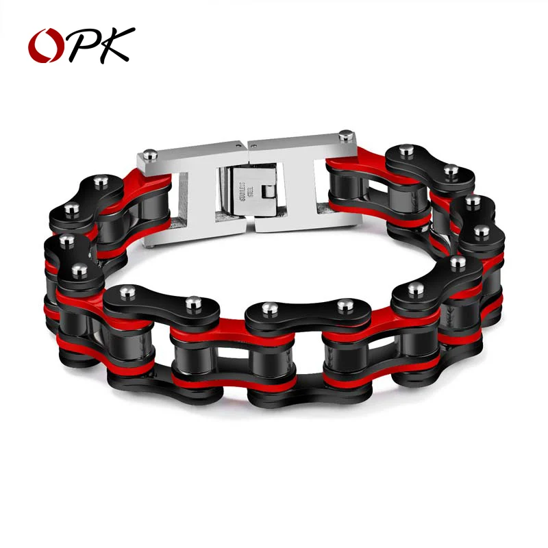 Локомотив цепи титана стали мужской браслет один простой и благородный корейский персонализированные моды браслет ins нишевый дизайн