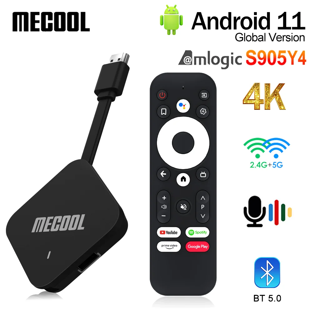 Приставка Смарт-ТВ MECOOL KD2 Amlogic S905Y4 HDR10 + OTA Android 2 4 4G32G H.265 |