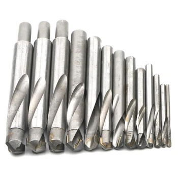 

SHGO HOT-13Pcs Tungsten Steel Cemented Carbide Twist Drill Bits, Metal Drill YG Alloy Blade, for Stainless Steel Copper Aluminum