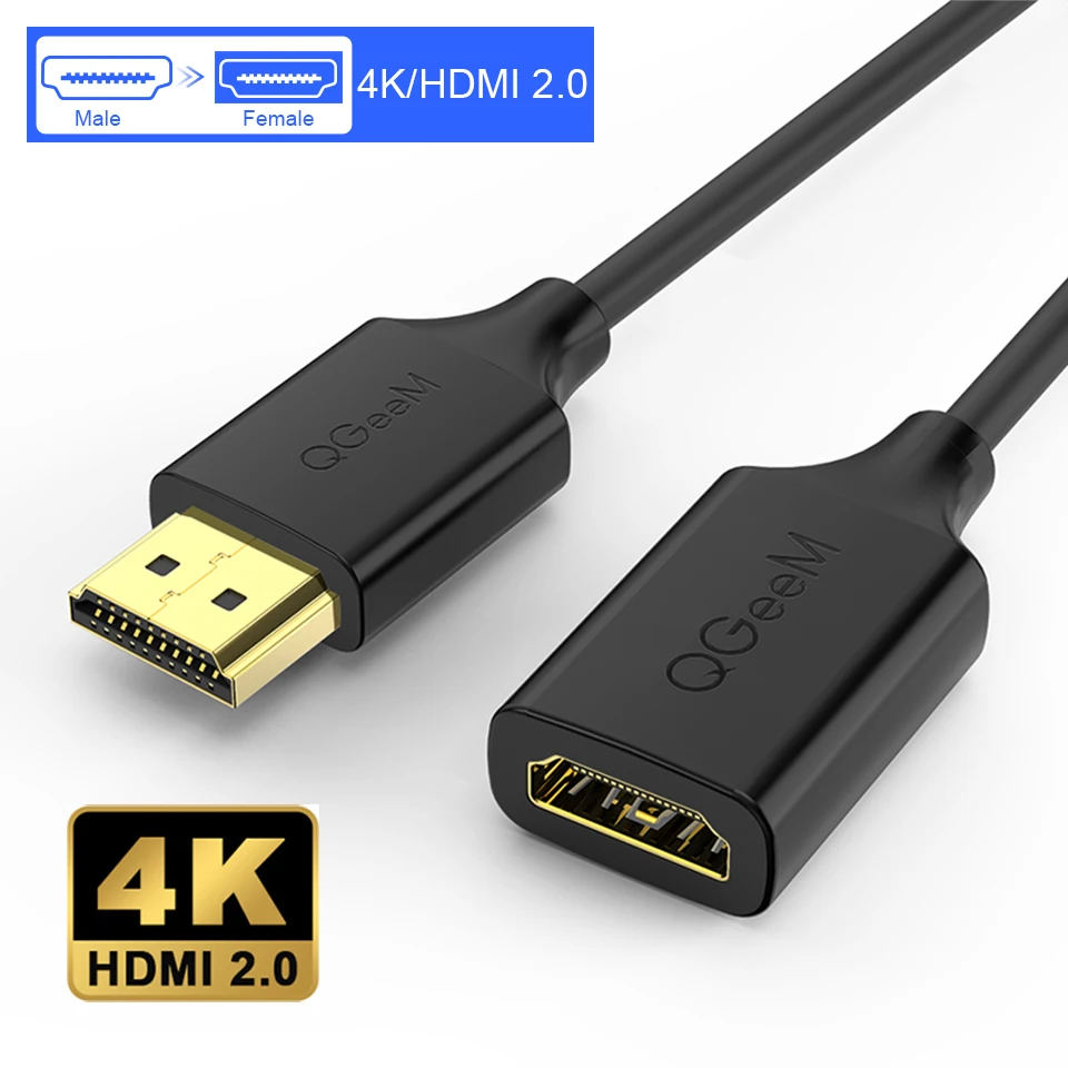 outdoor solar color changing lights QGeeM 4K HDMI Extension Cable Extender HDMI 2.0 Adapter for Xiaomi Xbox Serries X PS5 PS4 TV Box Laptops HDMI Splitter Wire Cord underwater disco light