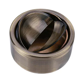 

Fashion Stainless Steel Windproof Ashtray with Lid Cigarette Ashtray Smoking Ash Tray for Indoor or Outdoor Use (Bronze)