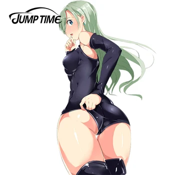 

JumpTime 13cm x 7.4cm Sexy Graphics Nanatsu no Taizai Anime Lovely Girl Elizabeth Liones Car Stickers and Decals Car Bumper