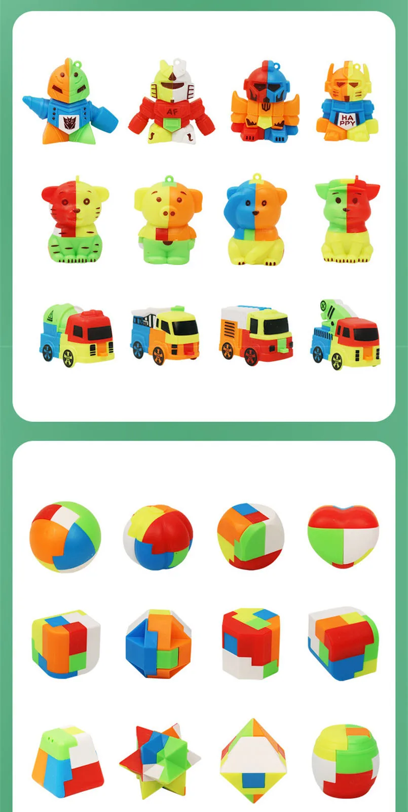 12 шт./компл. DIY 3D Пластик головоломки для детей игрушки Винтаж Kongming Любань замок интеллектуальная головоломка для детей, кубик для взрослых забавная игрушка Подарки