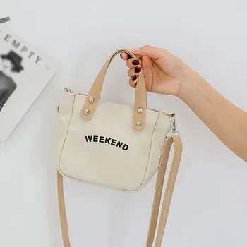 

Tote Bag Female Bag Campus Canvas Bag Large Capacity Handbag Shoulder Diagonal Package Eco Shopping Bag Шоппер Сумка Авоська