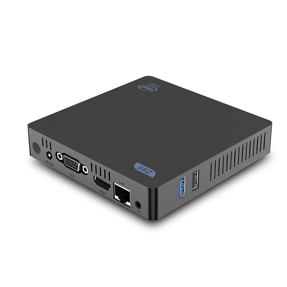 Новый Z85 мини ПК Intel Atom X5 Z8350 четырехъядерный Bluetooth 4 0 1000 Мбит/с 64 Гб ПЗУ HD двойной
