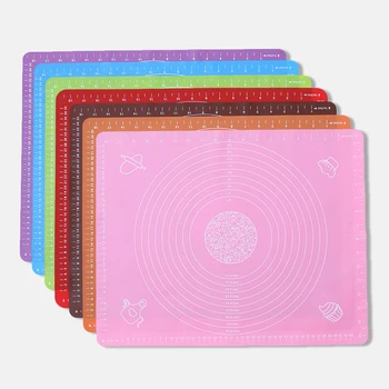 

Scale Anti-slip Ring with Scale Silicone Baking Mat Surface Pad Kitchen Supplies Baking Tools Cake Boards Bakeware Fondant Board