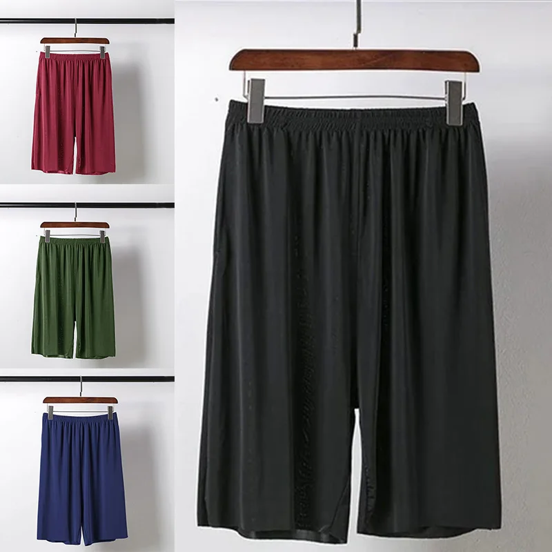 Ice Silks Quick Drying Men Casual Pants Shorts with Pocket Daily Home Travel Summer Beach Shorts FS99 Ice Silks Quick Drying Men Casual Pants Shorts with Pocket Daily Home Travel Summer Beach Shorts FS99