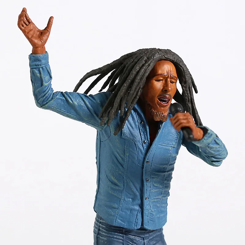 Bob Marley Music Legends Jamaica Singer & Microphone PVC Action Figure 18cm Coll 