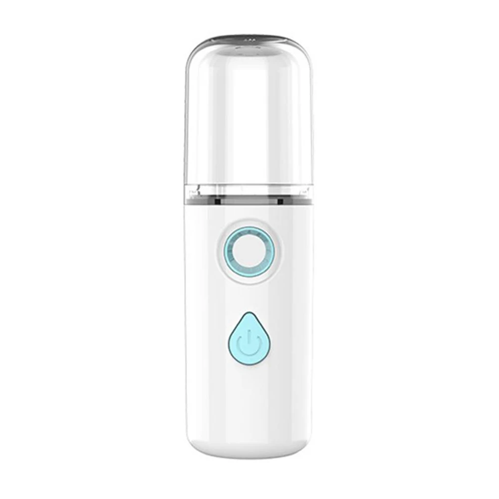 

Mini Nano Spray USB Rechargeable Portable Humidifier Sprayer Water Replenishing Meter Sprayer Facial Water Inhalation Atomizer