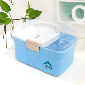 

Large Size Plastic Household Medical Medicine Box Family First Aid Kit Health Kit Multilayer Medicine Storage Box Children Baby