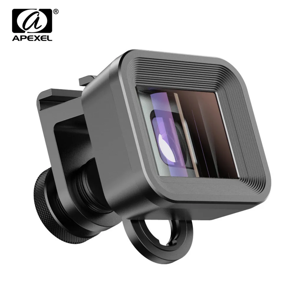 Lente anamórfica APEXEL 1.3x con Clip de montaje en C Universal lente de cámara de pantalla ancha - 1