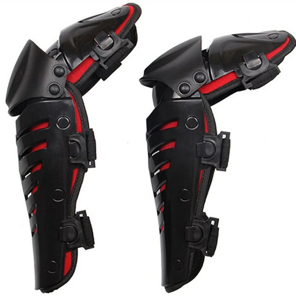 Мотоциклетные наколенники защитные для мотокросса гонок черные до
