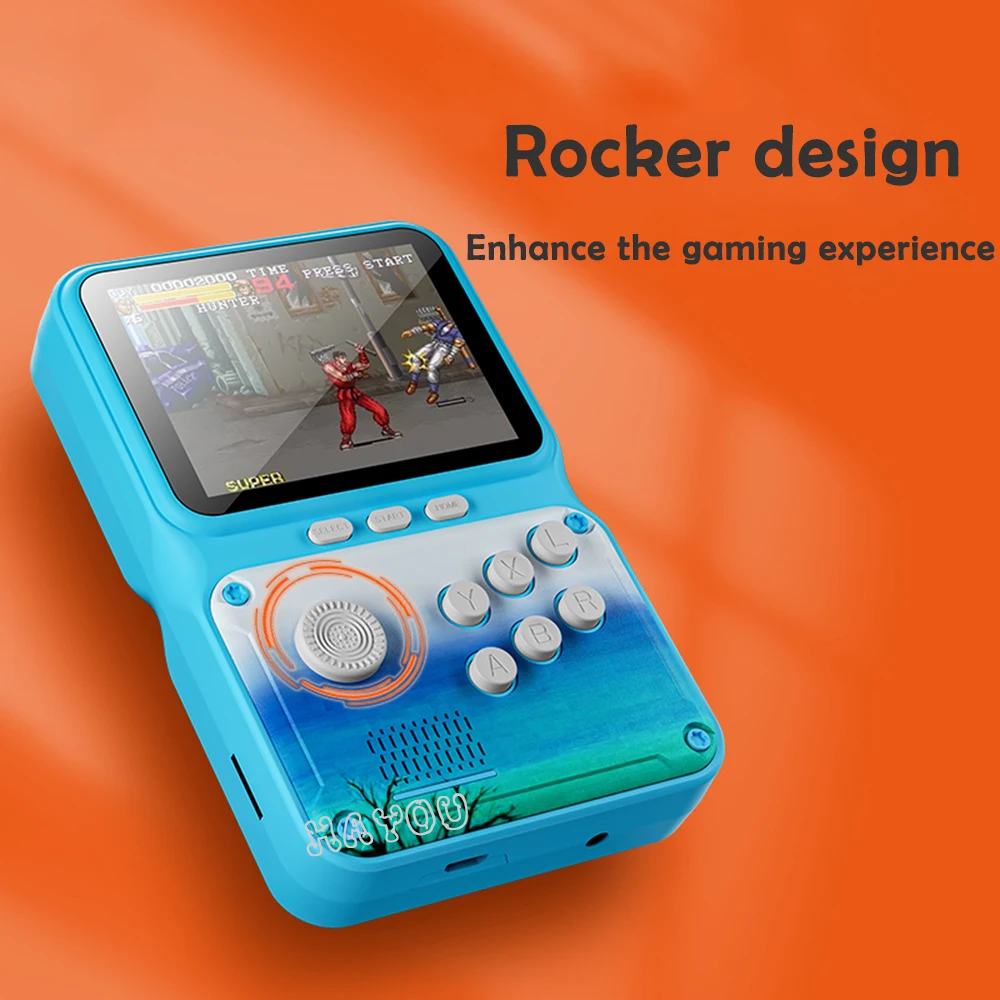 Handheld Games Console Mini Retro Video Game Players Bulit-in 500 Games 3 Inch HD Display AV Output Portable Video Game Console