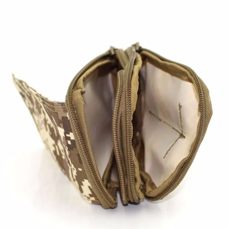 Outdoor Tactical Molle Pouch Belt Men Waist Pack Bag Small Pocket Military Zipper Bag Tactical Pockets Waist Pack Running Pouch