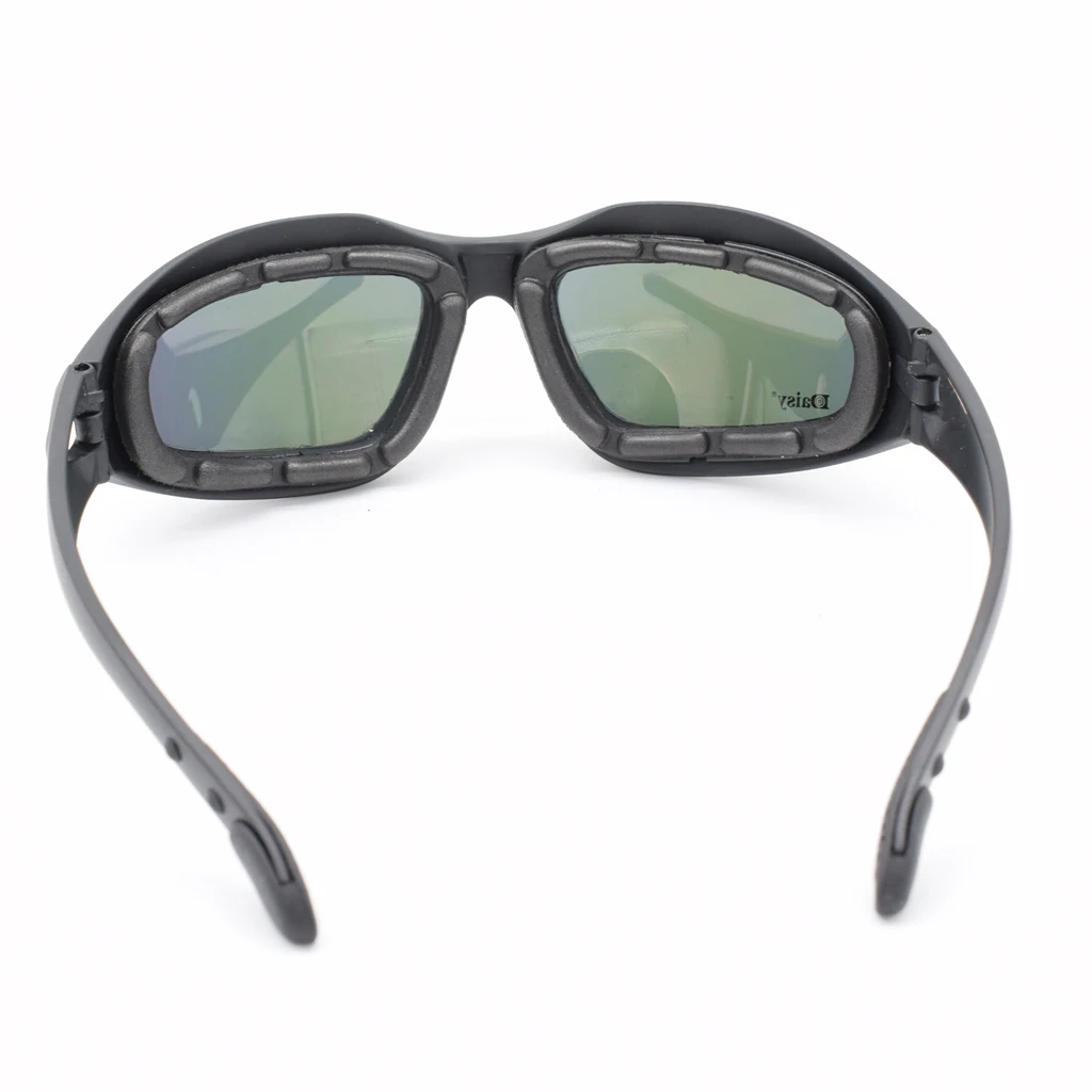 Очки солнцезащитные Daisy мужские тактические, поляризационные армейские солнечные очки в стиле милитари с 4 линзами, оригинальная коробка, очки для стрельбы