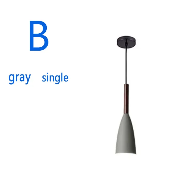 Nordic Pendant Lights Modern Hanging Lamps Minimalist Simple Light Multicolor Lamp 3 Heads for Kitchen Dining Room coffee bar Blue