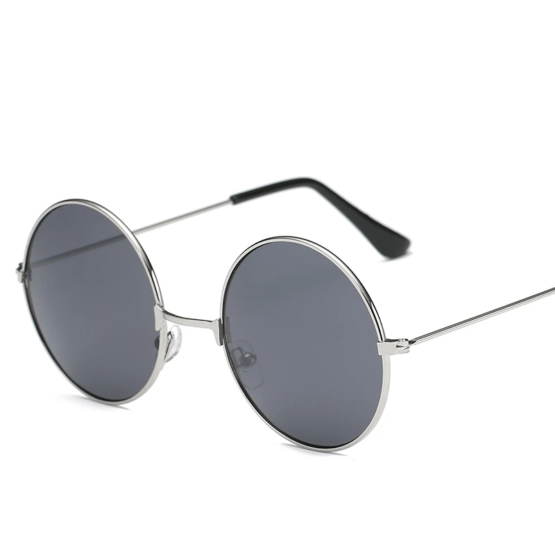Трендовые продукты круглые металлические Модные женские солнцезащитные очки дизайнерские брендовые Оттенки для женщин очки для взрослых - Цвет линз: 2