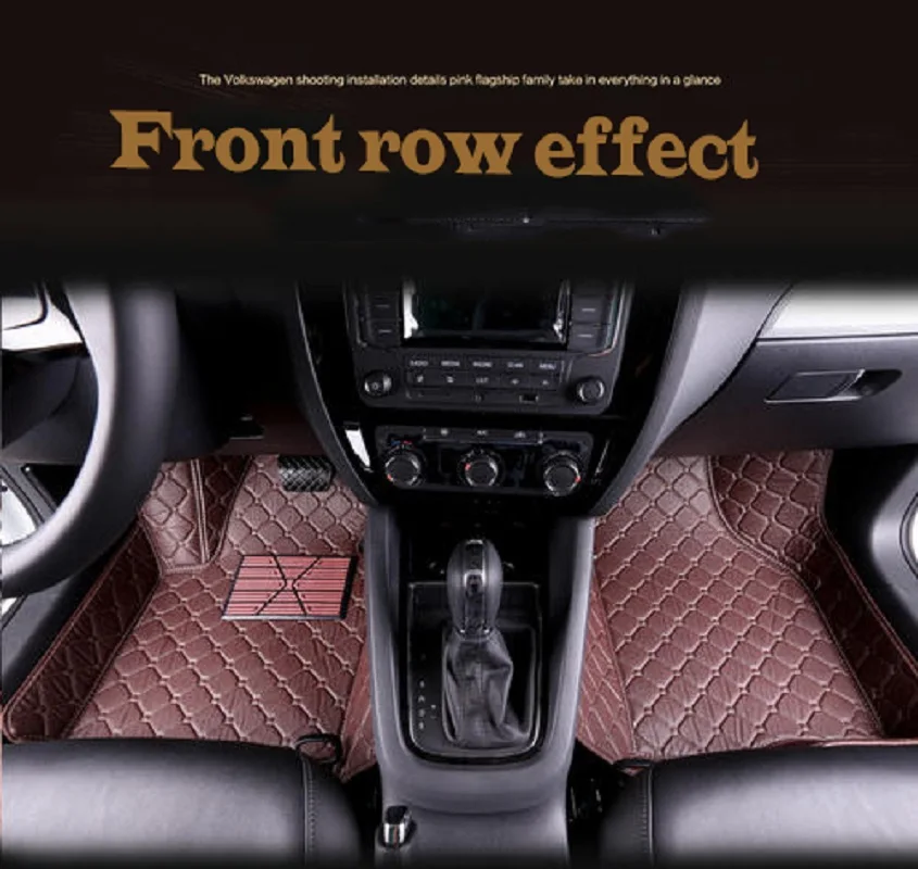 

Custom car car floor mats for Mercedes Benz GLC 200 260 300 220d 250d 350e AMG Coupe Waterproof leather Anti-slip carpet