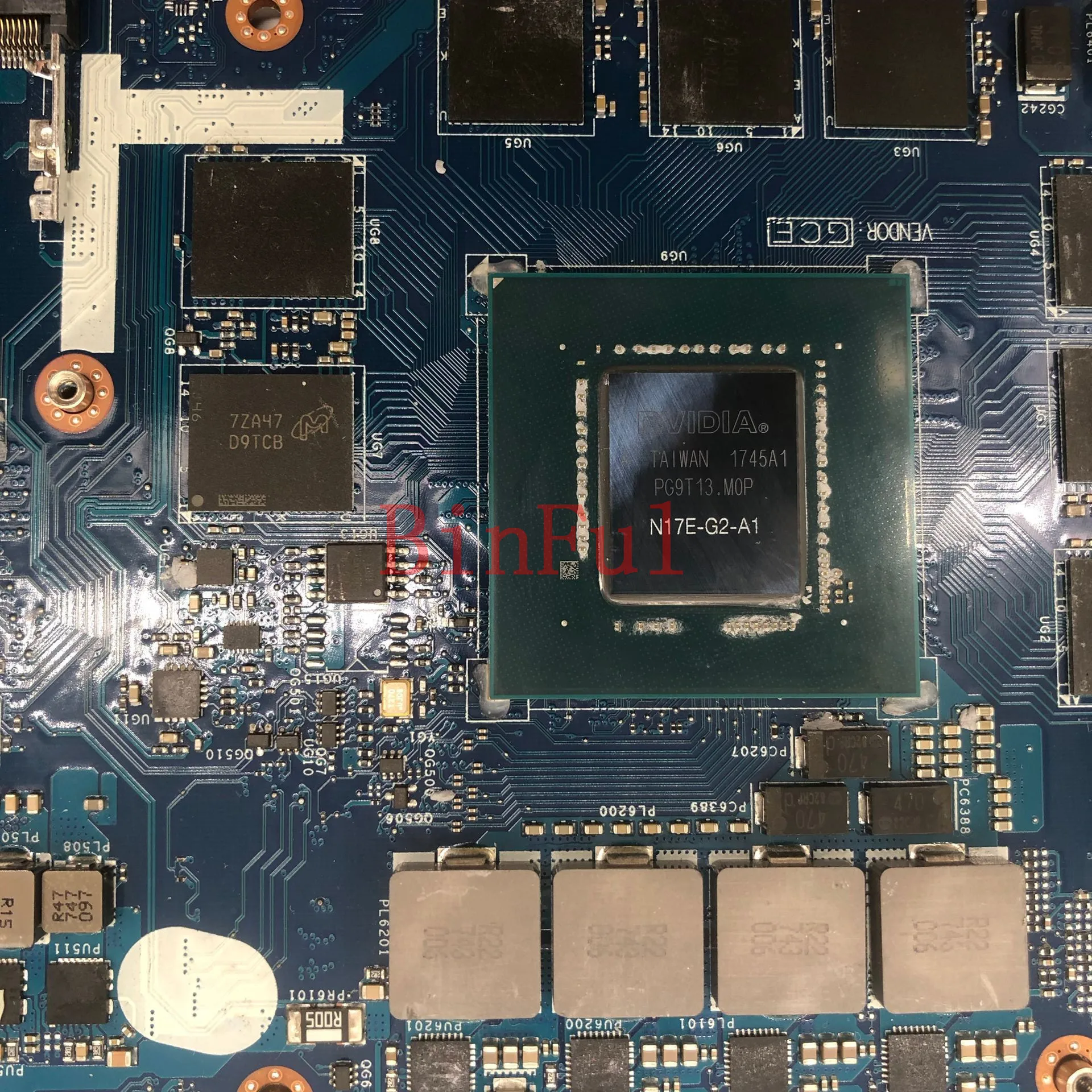 Для Alienware 17 R5 Материнская плата ноутбука CN-0D3R1D 0D3R1D DDR51 LA-F551P с SR3YY I7-8750H Процессор GTX 1070 полностью протестирована
