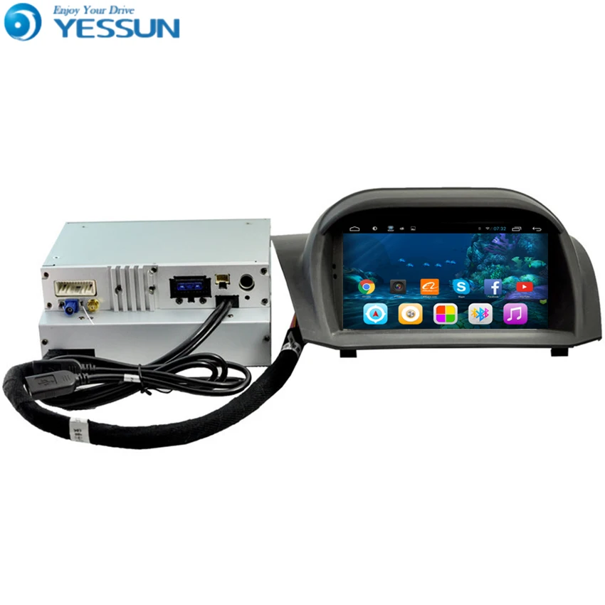 Автомобильный навигатор YESSUN для Ford Fiesta 2009 ~ 2014 Android GPS HD сенсорный экран стерео