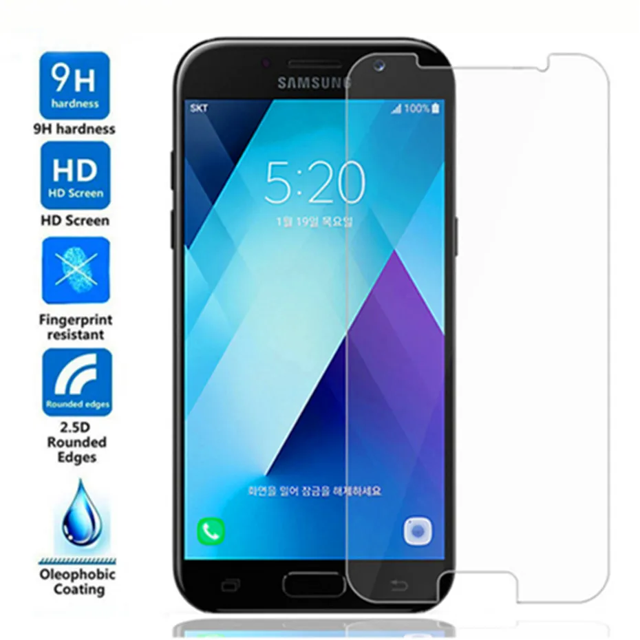 

J5 2017 Tempered glass For Samsung Galaxy A3 A5 A7 2017 Screen Protector Glass Film on Samsung J3 J5 J7 2017 protective glass